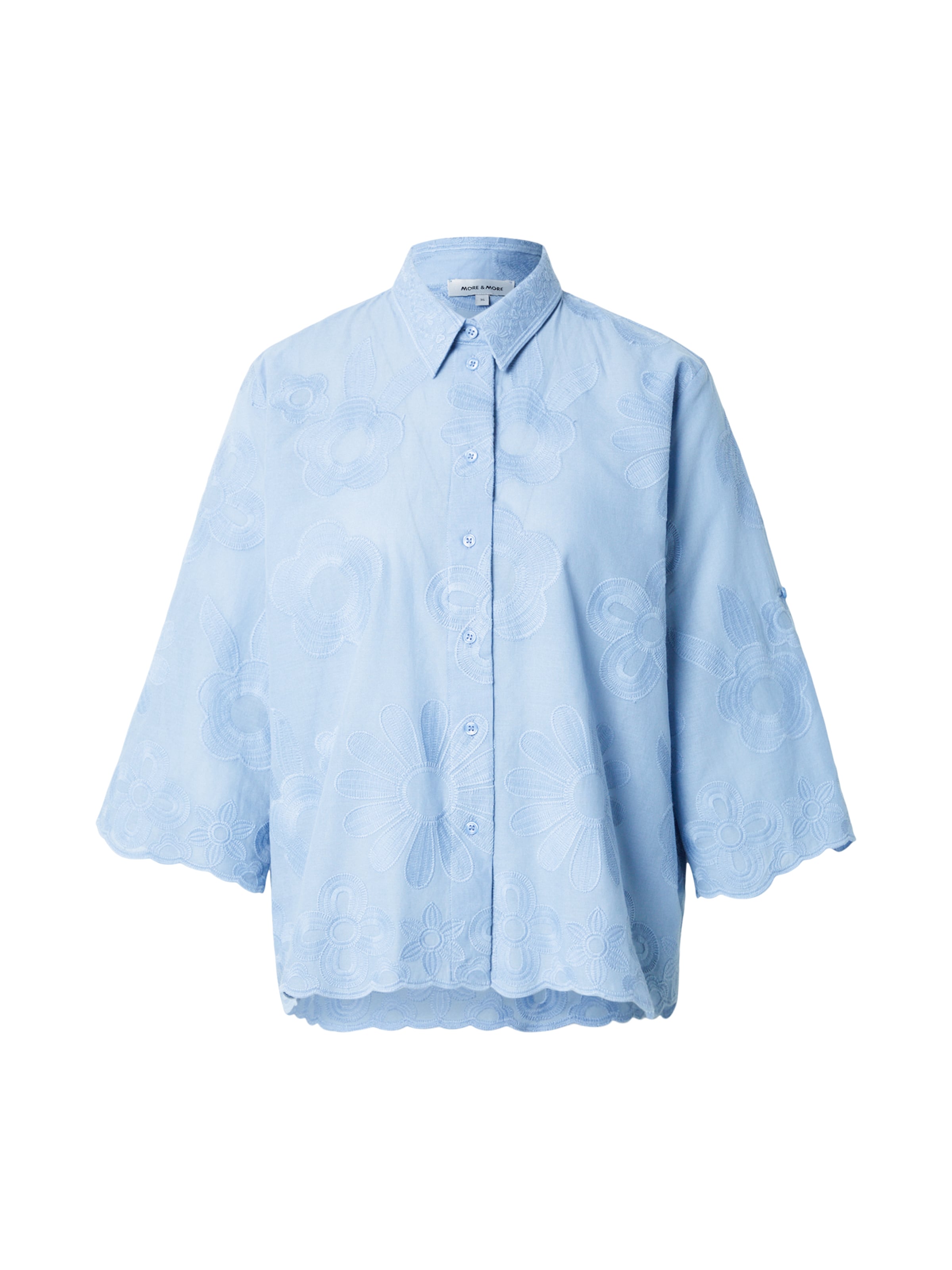 Chemisier MORE & MORE en bleu : devant