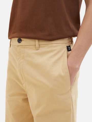 TOM TAILOR DENIM Loose fit Chino trousers in Beige