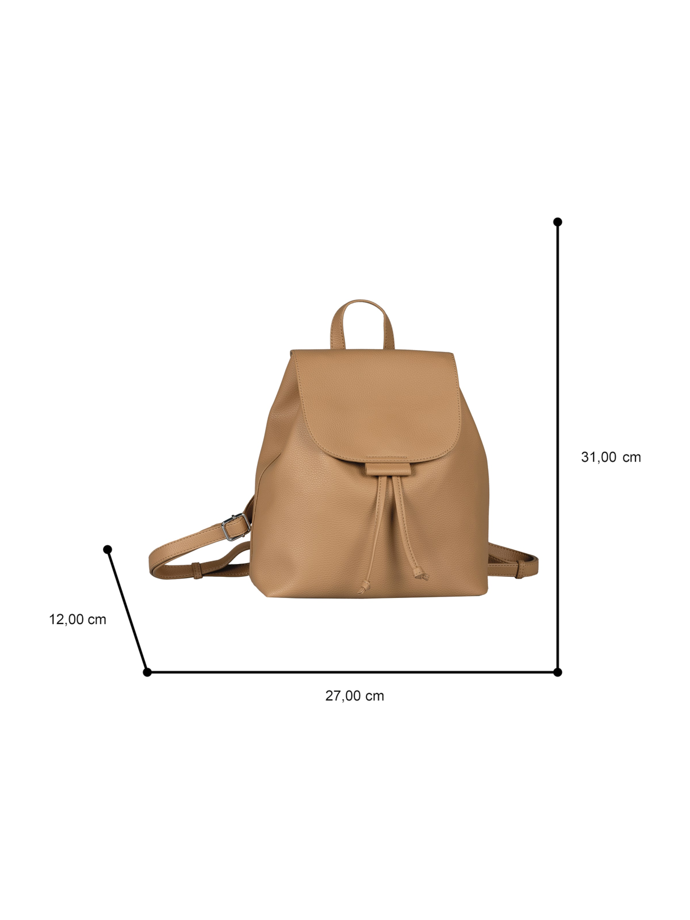 TOM TAILOR Rugzak in Beige