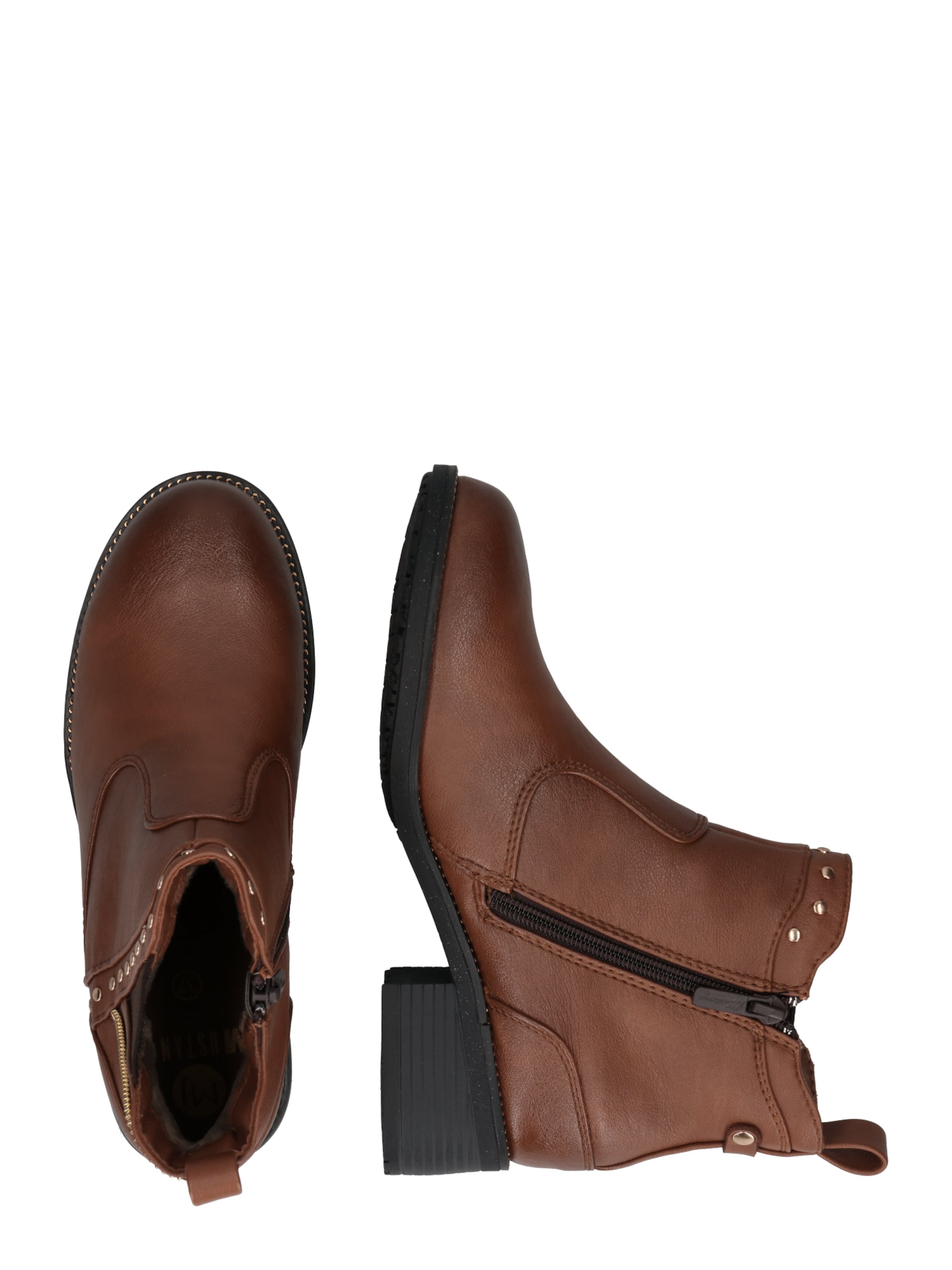 MUSTANG Chelsea boots in Bruin