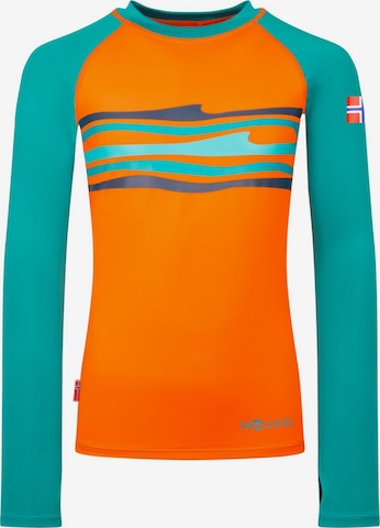 TROLLKIDS Athletic Swimwear in Orange: front