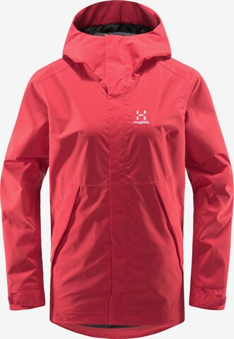 Haglöfs Outdoorjacke 'Tjärn' in Pink: predná strana