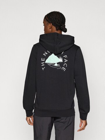 THE NORTH FACE Μπλούζα φούτερ 'MONTE' σε μαύρο: μπροστά