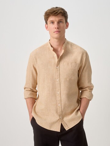 Next Средняя посадка Рубашка в Оранжевый: спереди