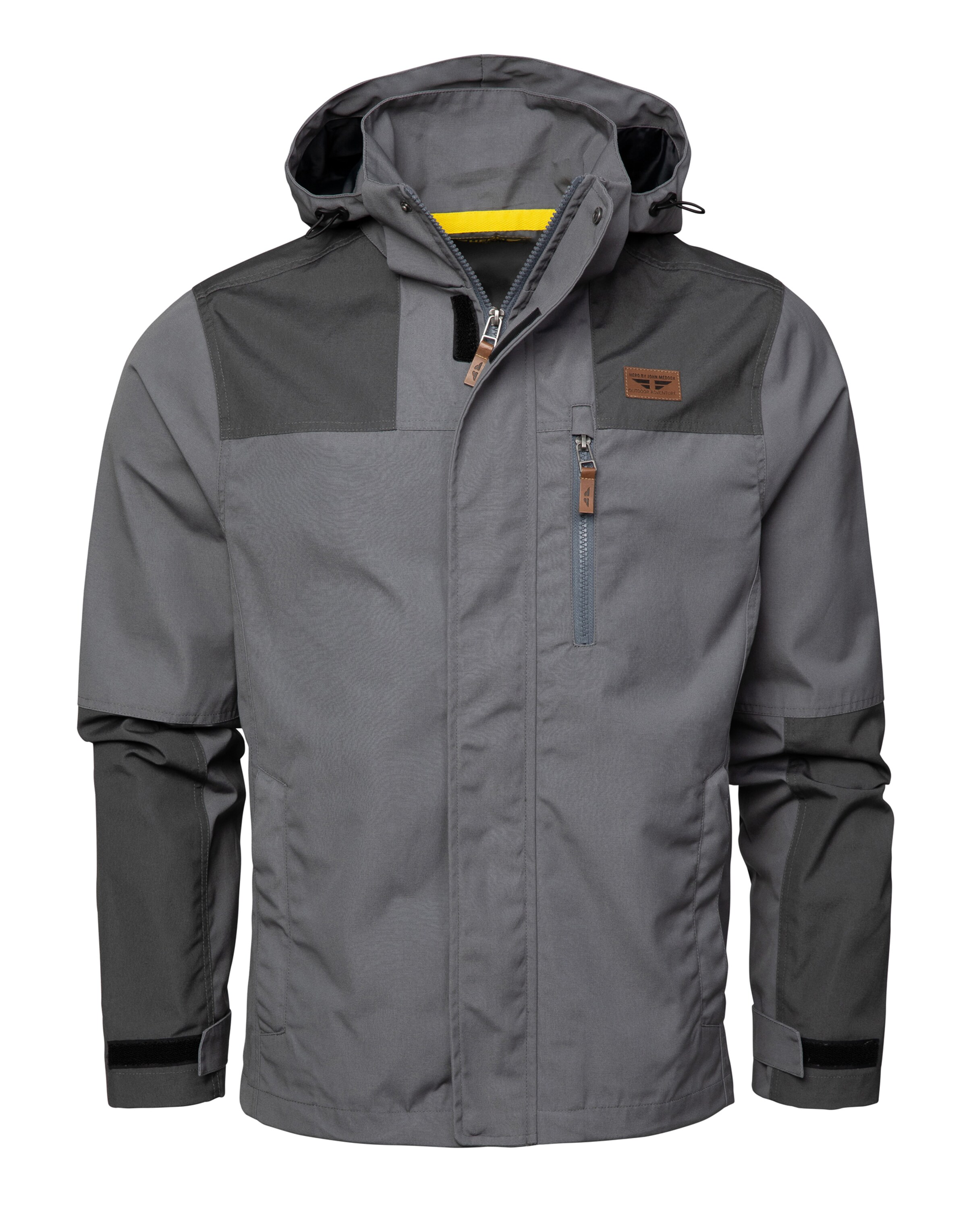 Hero Jacke 'Jaden' in Grau: Vorderseite