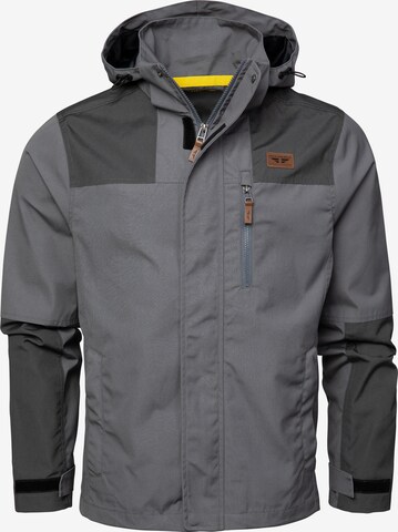 Hero Jacke 'Jaden' in Grau: Vorderseite