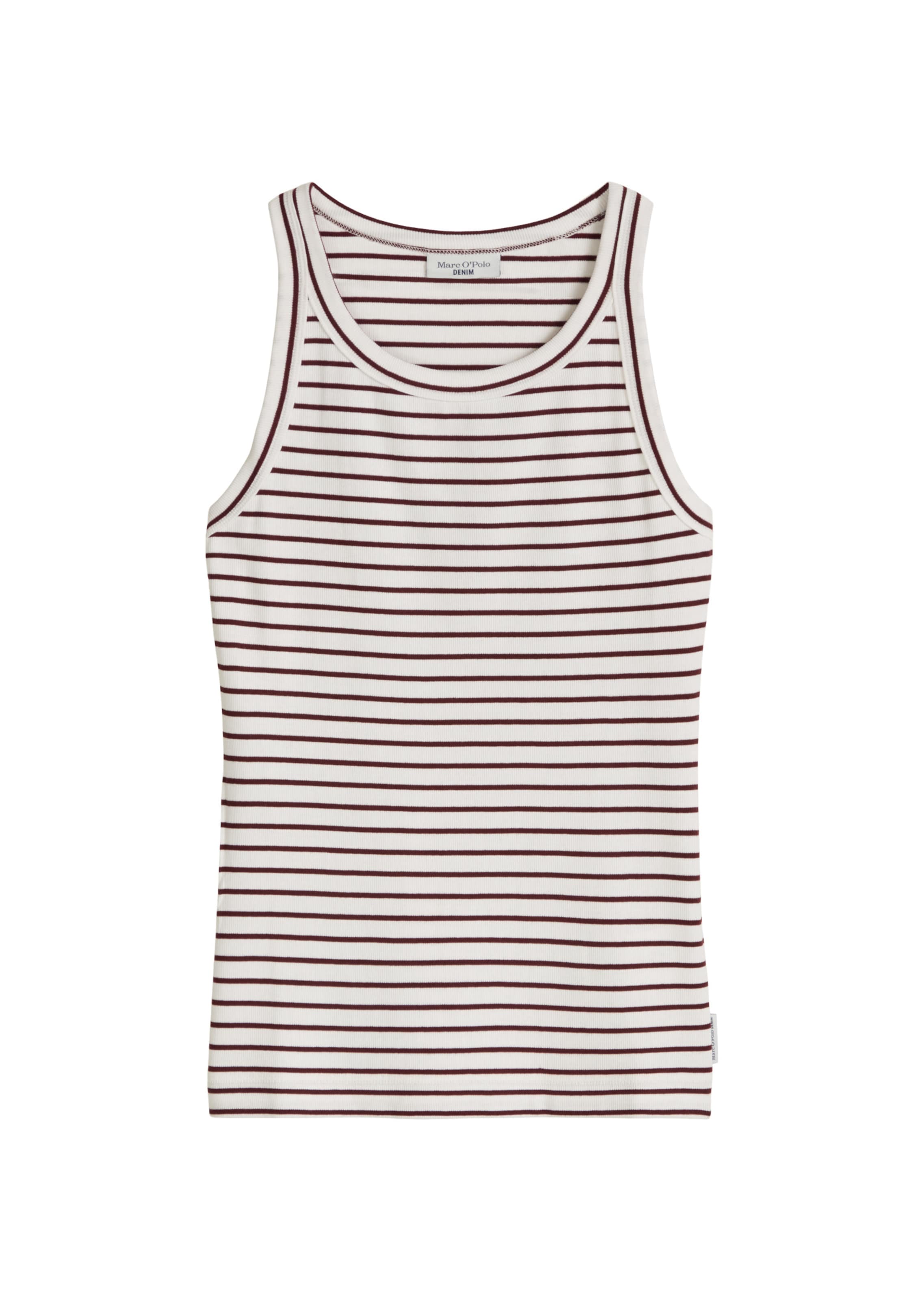Marc O'Polo DENIM Top in XXS in de kleur Bruin / Wit, Productweergave