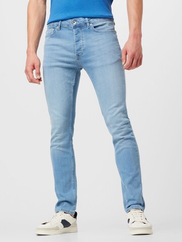 TOPMAN Skinny Jeansy w kolorze niebieski: przód