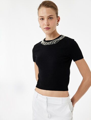 Koton Pullover in Schwarz