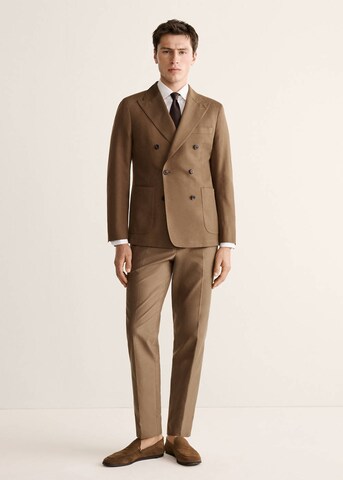 MANGO MAN Slimfit Hose "Oasis" in Braun