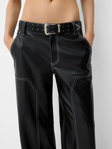 Loosefit Pantaloni di Bershka in nero