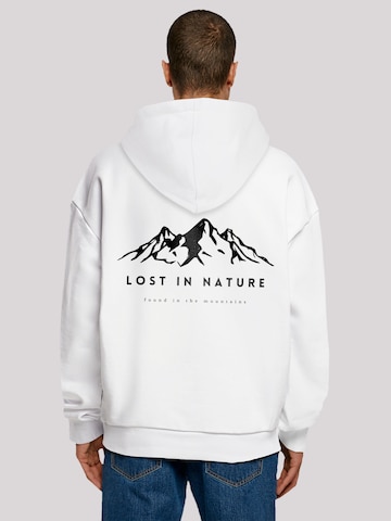 Sweat-shirt 'MOUNTAIN' F4NT4STIC en blanc