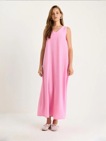 Bianco Lucci Jurk in Roze