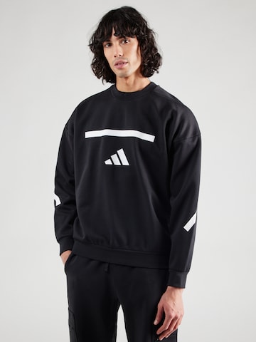 ADIDAS SPORTSWEAR Sportovní mikina 'Z.N.E.' – černá: přední strana