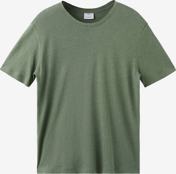 MANGO MAN T-Shirt 'Liman' in Grün: Vorderseite