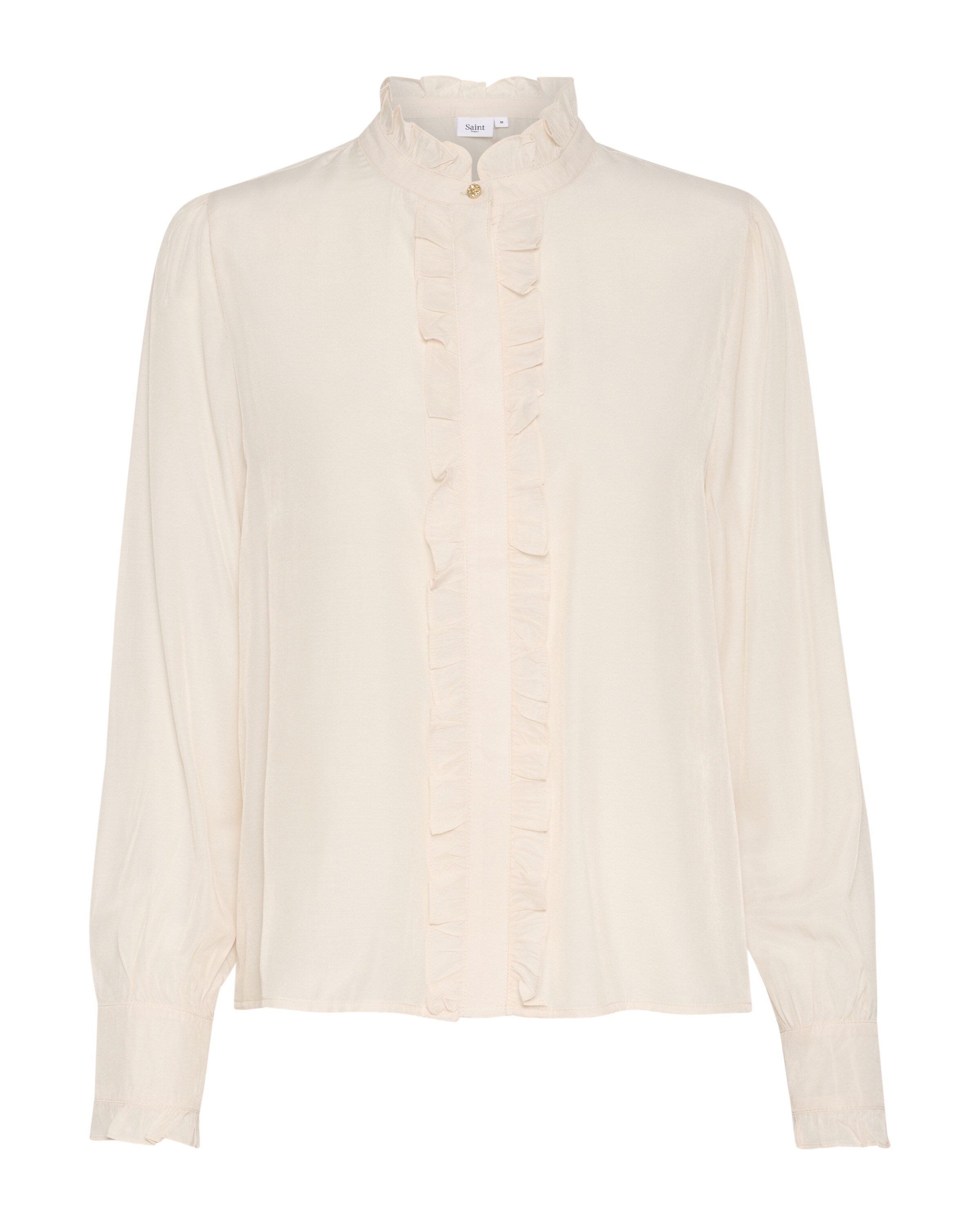 SAINT TROPEZ Bluse 'Felina' in Weiß: Vorderseite