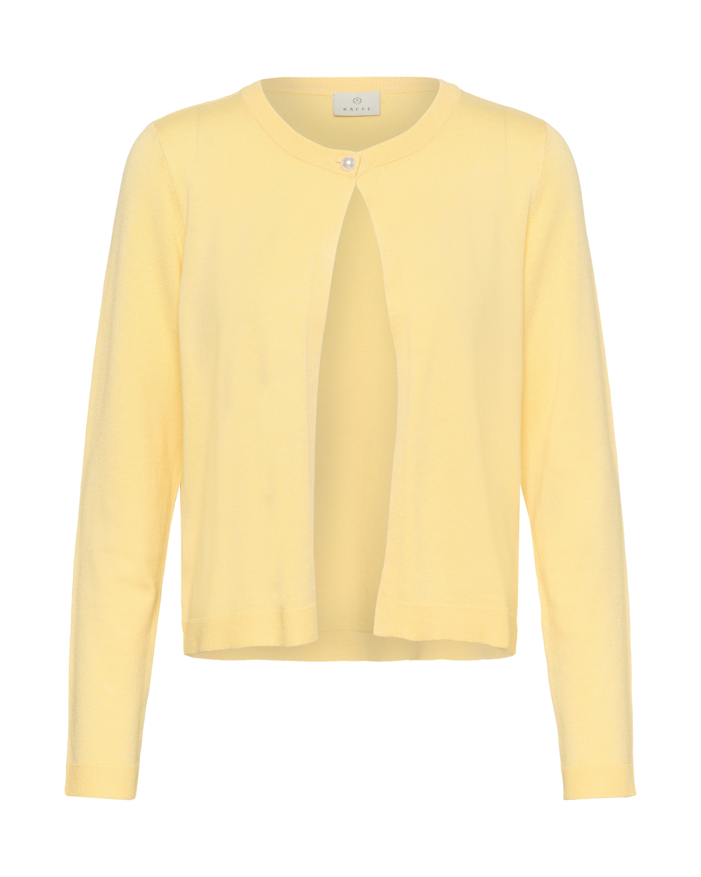 Kaffe Knit Cardigan 'KALizza' in Yellow: front