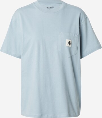 Carhartt WIP - Camiseta en azul: frente