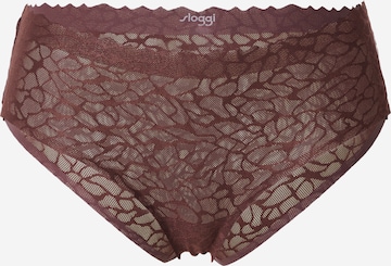 Culotte 'Zero Feel Lace 2.0' SLOGGI en marron : devant