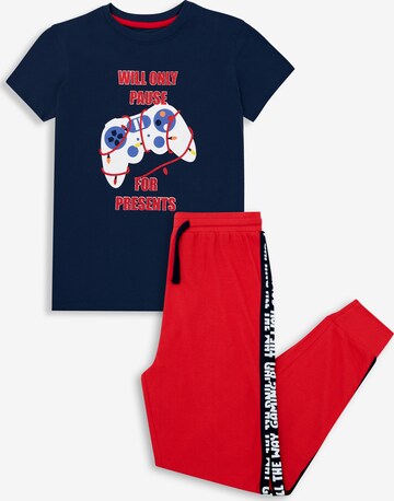 Threadboys Pajamas 'Present' in Blue: front