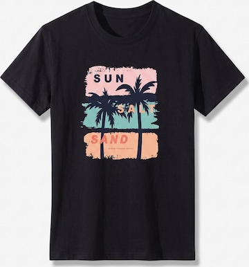 LapaPlus Shirt 'Women's Summer Short Sleeves Tops' in Black: front