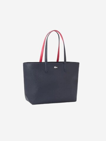 LACOSTE Nákupní taška 'Lacoste Sac Cabas zippé Anna Abimes Petunia' – modrá