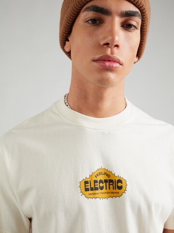 Iriedaily - Camisa 'Coffeelectric' em branco