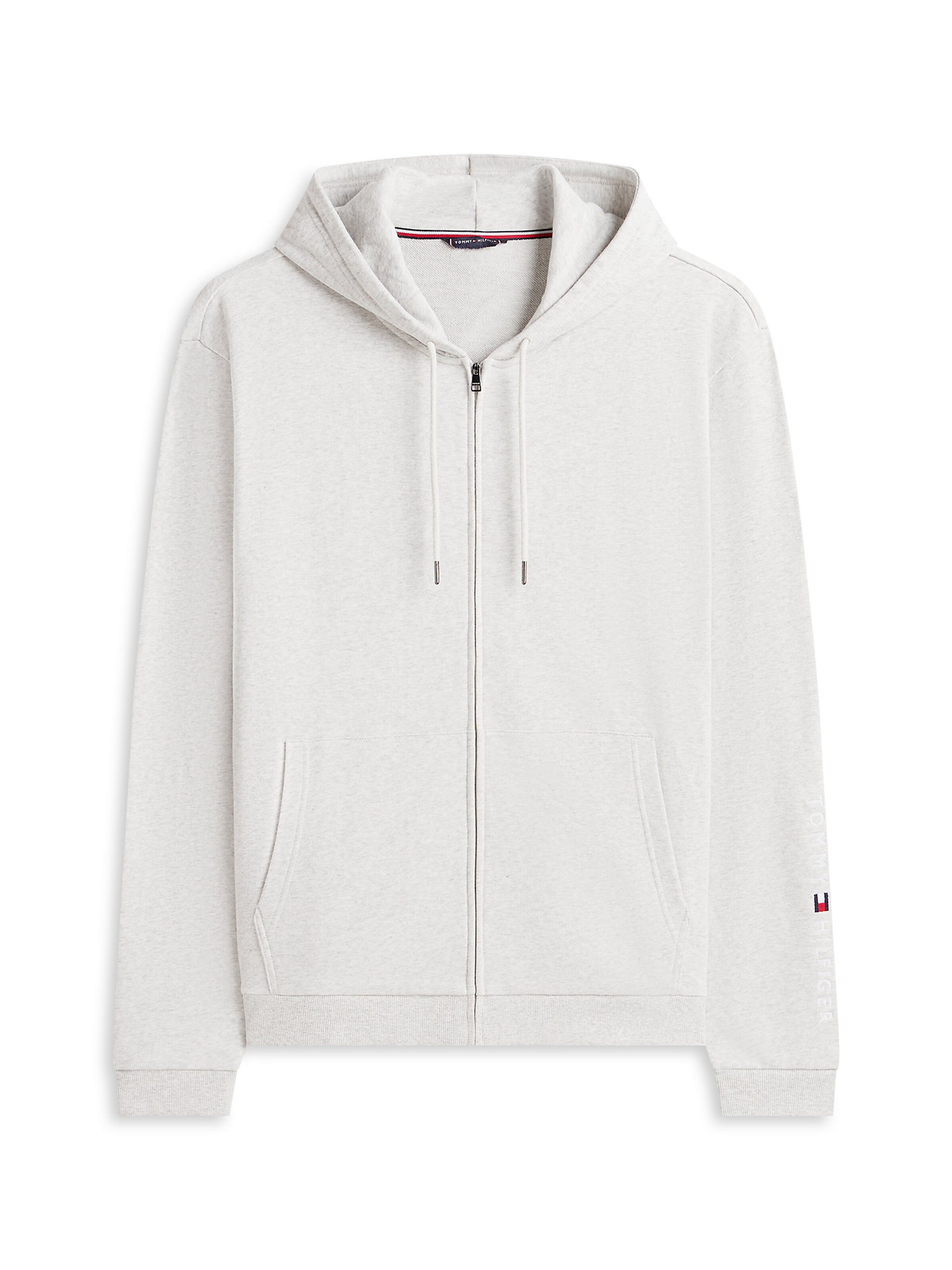 Tommy Hilfiger Big & Tall Sweat jacket in Light grey, Item view