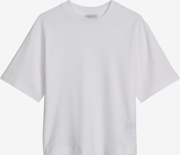 T-shirt Marc O'Polo en blanc : devant