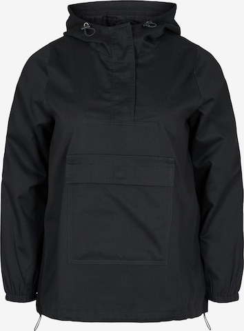 Zizzi Between-Season Jacket 'MCAMMA' in Black: front