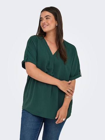 Chemisier 'CARMetta' ONLY Carmakoma en vert : devant