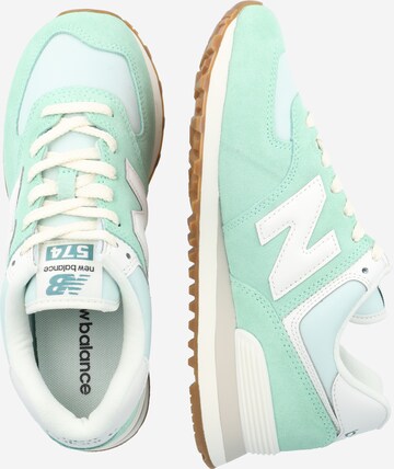 Baskets basses '574' new balance en vert