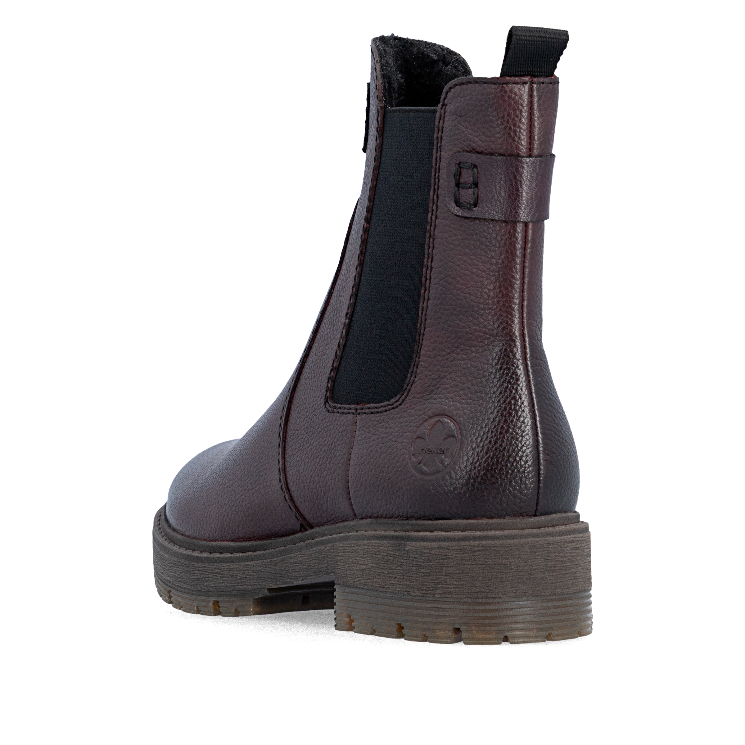 Bottines Rieker en rouge