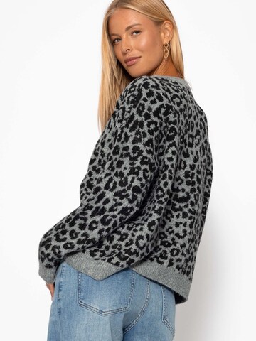 SASSYCLASSY Oversizestrickjacke‌‌‌‌‌‌‌‌‌‌ in Grau