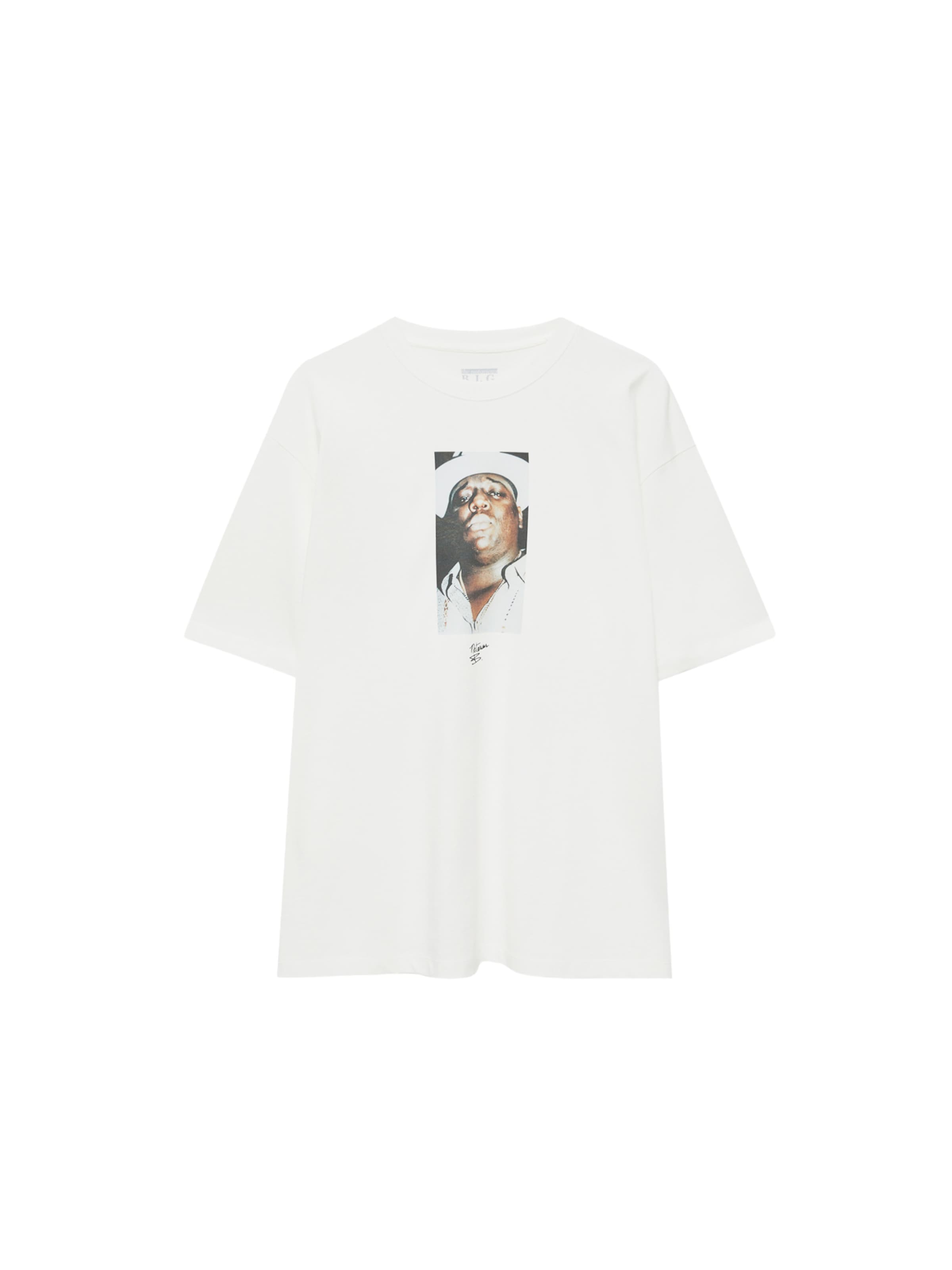 Pull&Bear Shirt in Weiß: Vorderseite