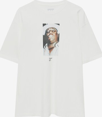 Pull&Bear Shirt in White: front