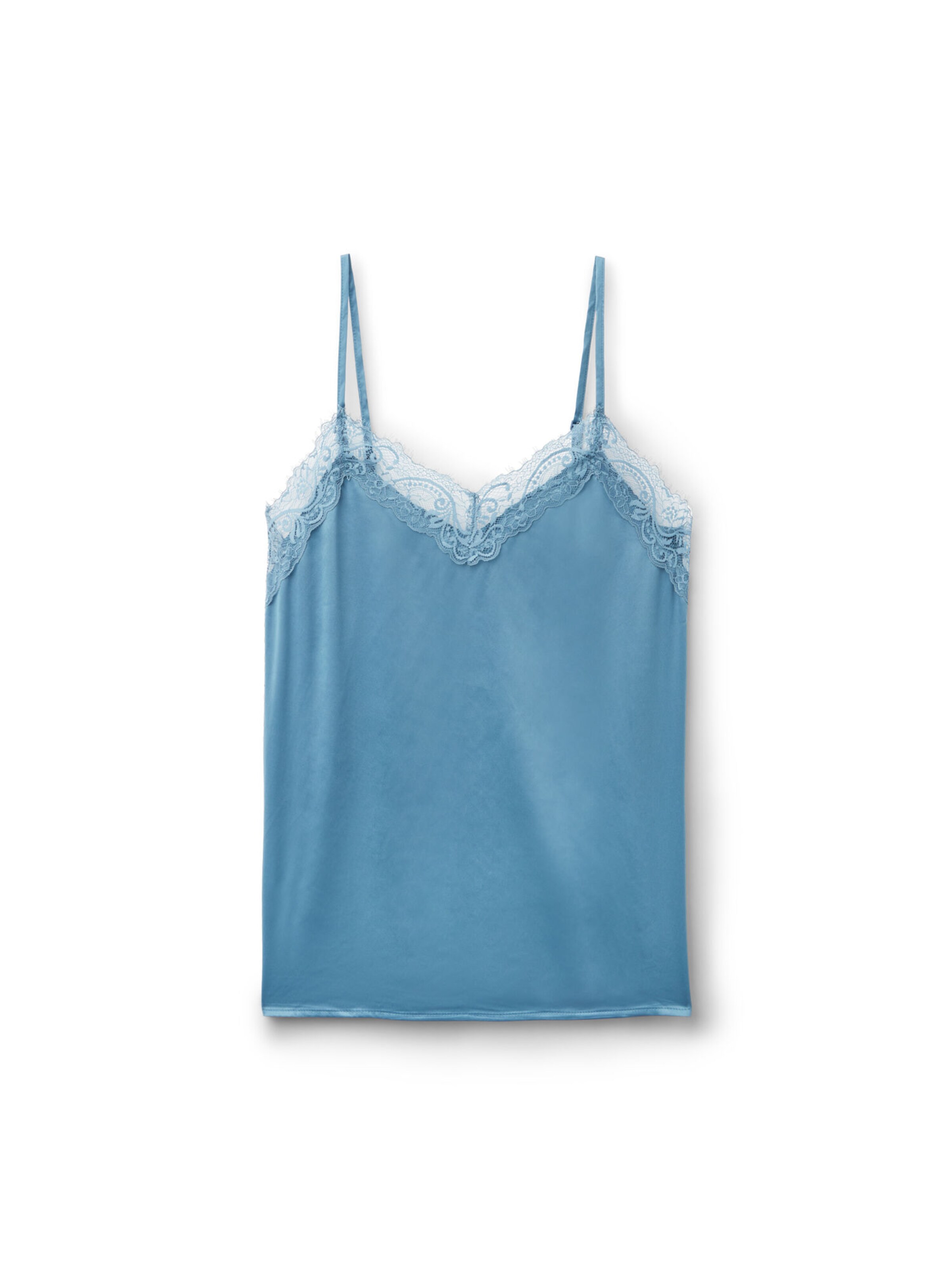 Tezenis Pajama Shirt in Blue: front
