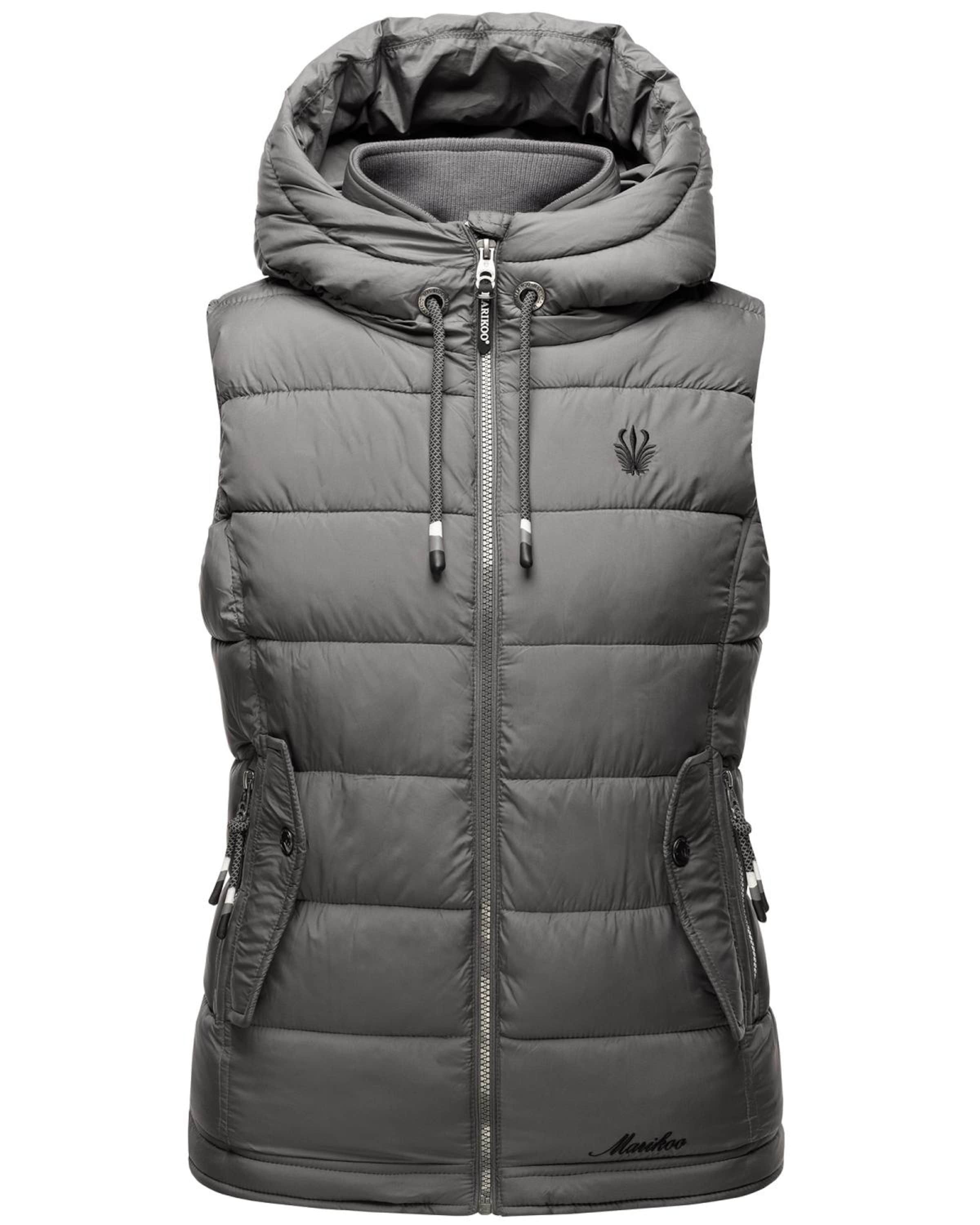MARIKOO Vest 'Taisaa' in Grey: front