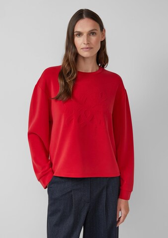 s.Oliver Sweatshirt in Rood: voorkant