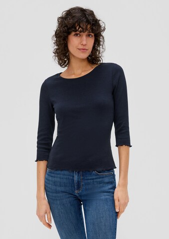 s.Oliver Shirt in Blauw: voorkant