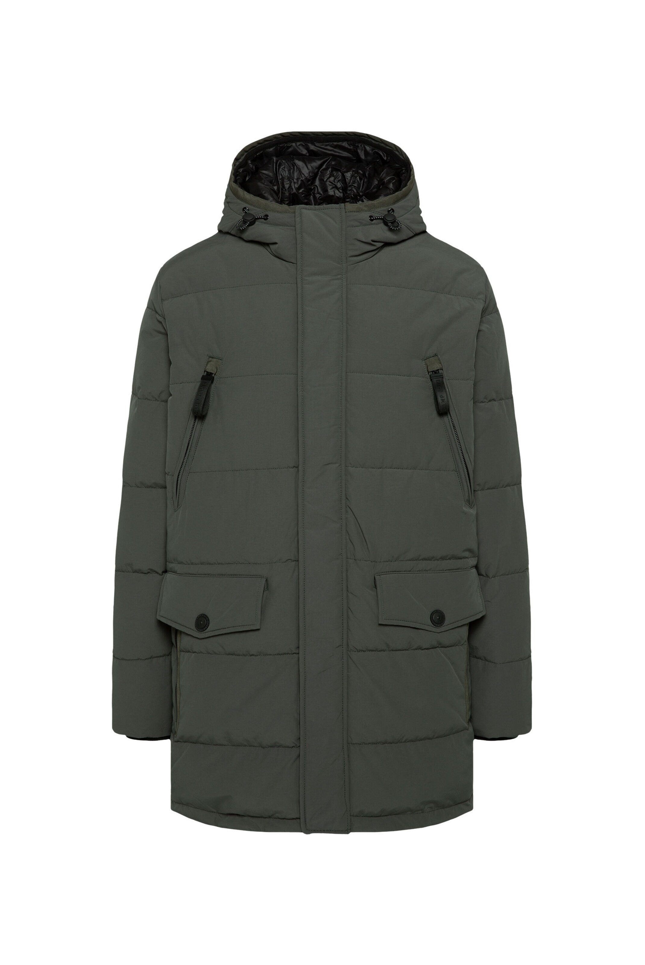 CAMP DAVID Winter Jacket in Green: front