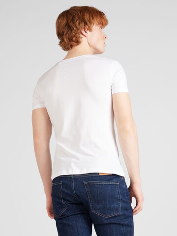 T-Shirt ALPHA INDUSTRIES en blanc