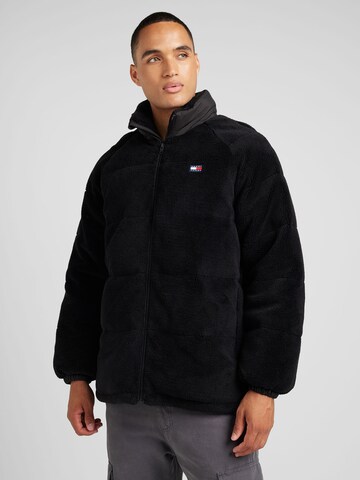 Tommy Jeans Between-season jacket in Black: front