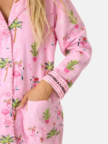 PJ Salvage Pyjama ' Flannels ' in Roze