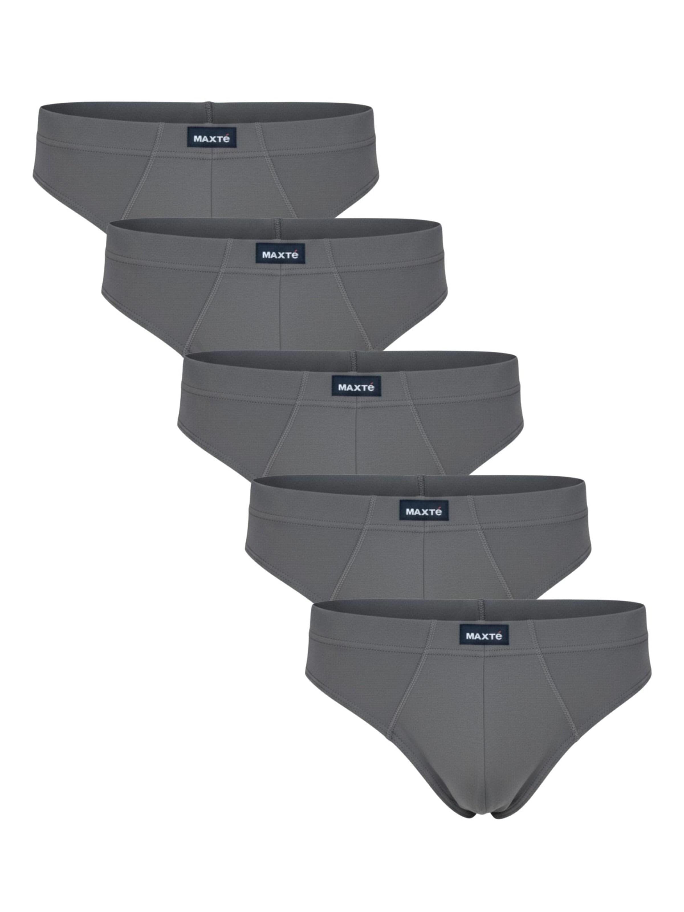 Maxte Panty 'BASIC MAX Slip 5er Pack' in Grey
