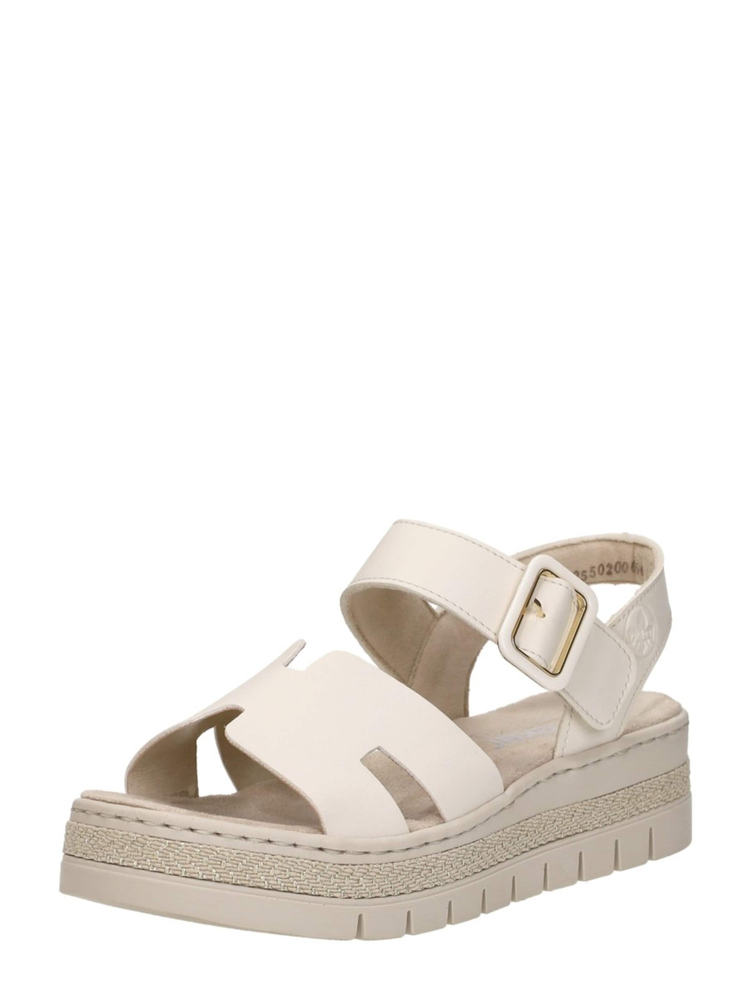 Rieker Sandal 'Sandalen Plat' in Grey