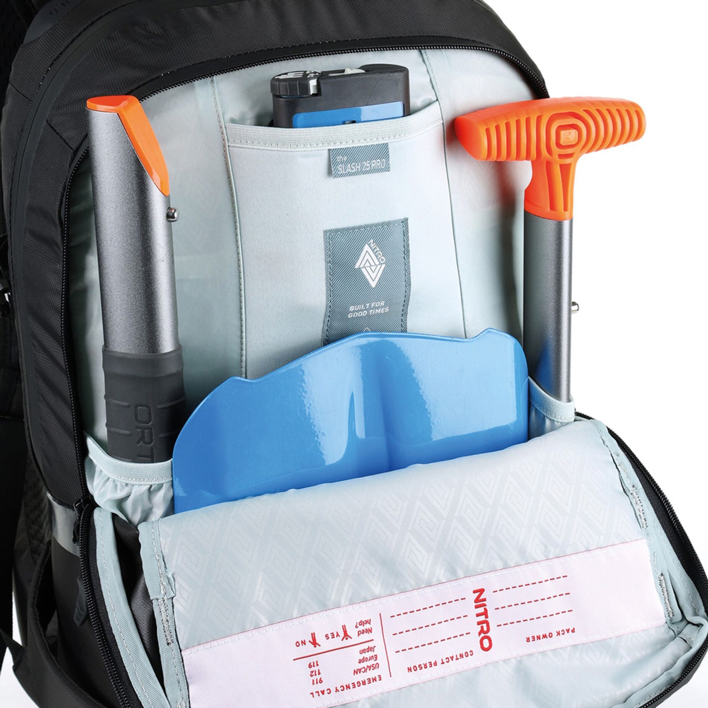 NitroBags Sports backpack 'X Ripuri' in Black