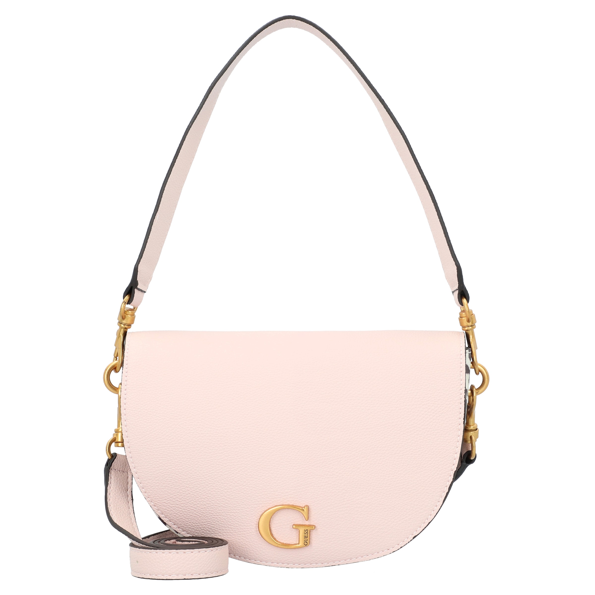 GUESS Наплечная сумка в размере One Size в Серый / Пудровый / Белый, Обзор товара