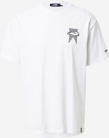 Pacemaker Shirt 'TRIPLE CRED' in Weiß: predná strana