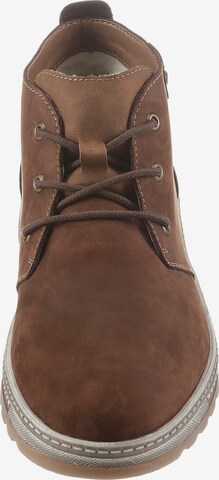 Rieker Lace-Up Boots in Brown